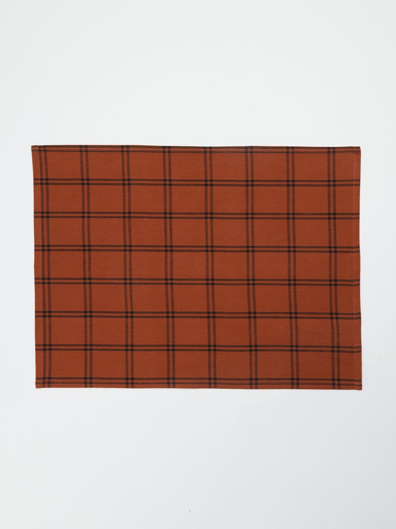 Lote de 3 panos de cozinha  - Kiabi Home CASTANHO - Kiabi