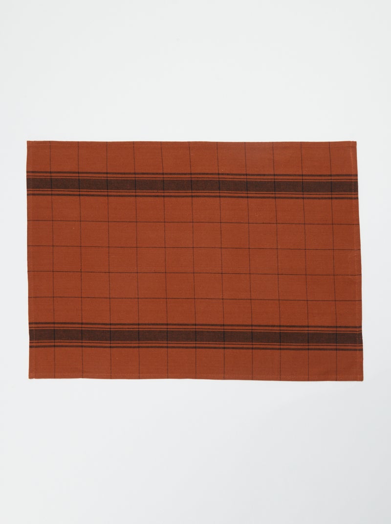 Lote de 3 panos de cozinha  - Kiabi Home CASTANHO - Kiabi