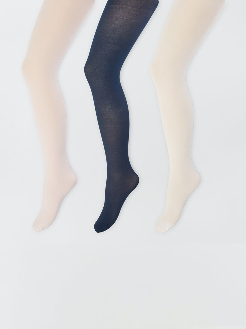 Lote de 3 pares de collants ROSA - Kiabi