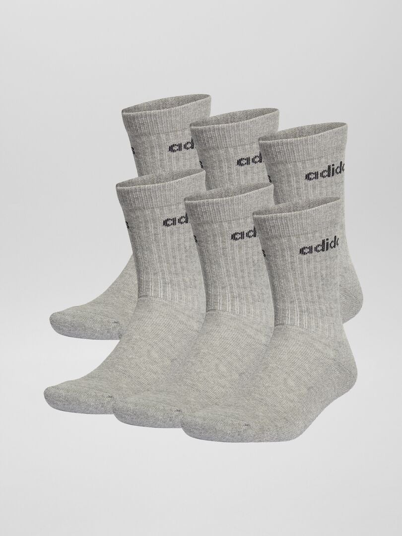 Lote de 3 pares de meias 'Adidas' CINZA - Kiabi
