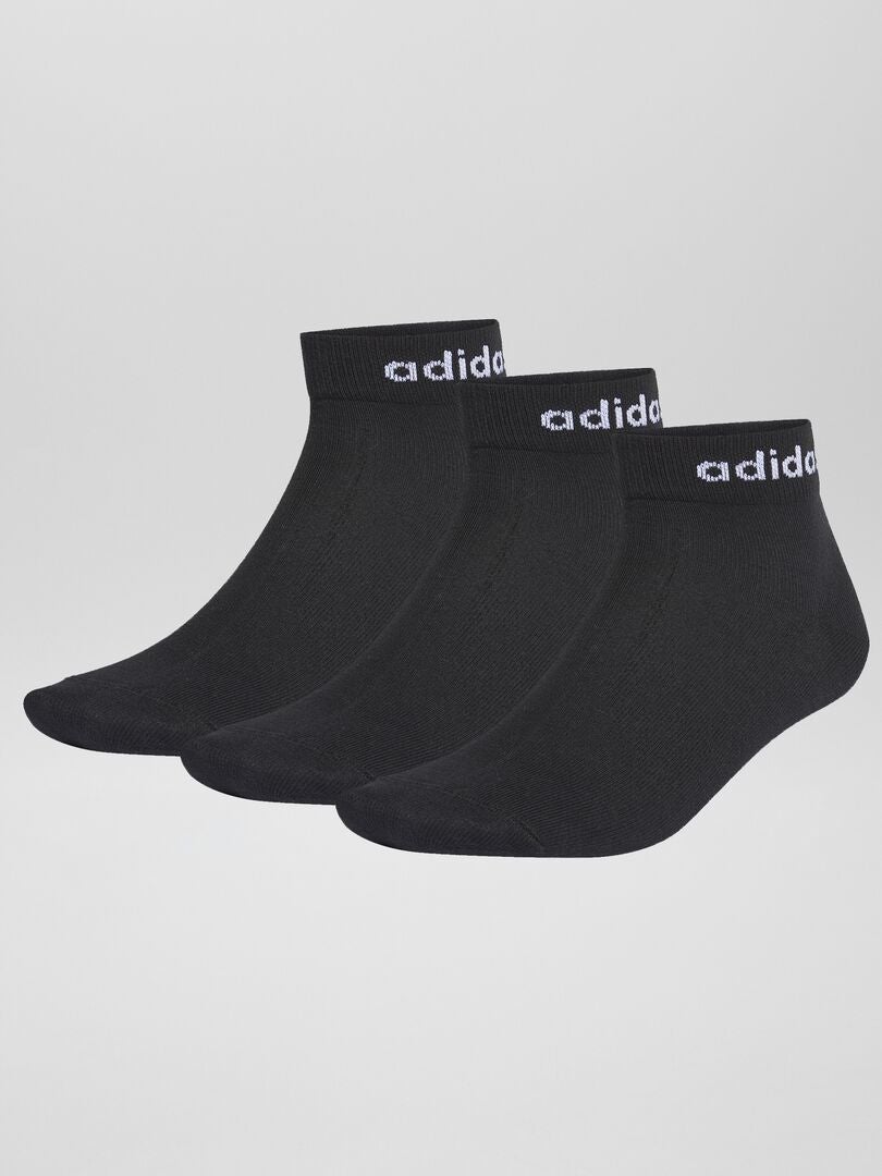 Lote de 3 pares de meias 'Adidas' PRETO - Kiabi