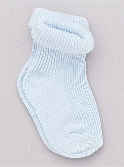 Lote de 3 pares de meias algodão biológico - Kiabi