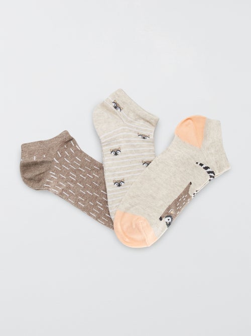 Lote de 3 pares de meias - Kiabi