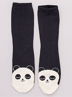 Lote de 3 pares de meias com motivos - Kiabi