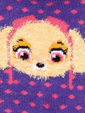 Lote de 3 pares de meias curtas 'Patrulha Pata' - Kiabi