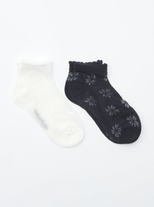 Lote de 3 pares de meias curtas - Kiabi