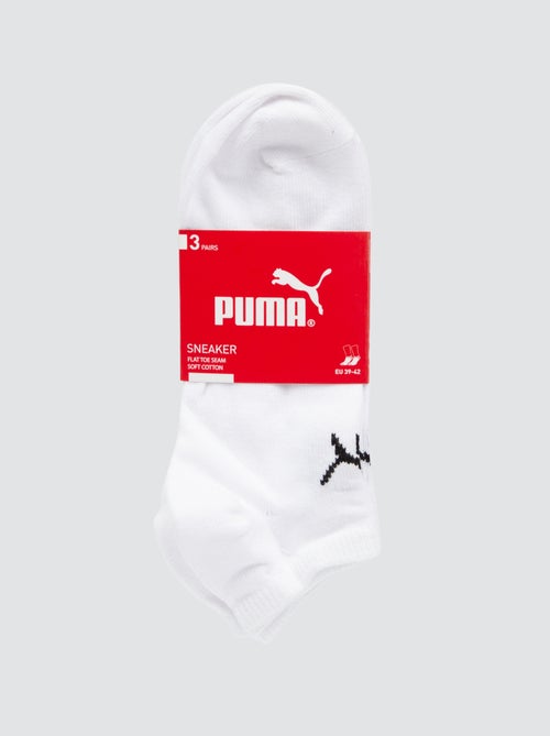 Lote de 3 pares de meias curtas 'Puma' - Kiabi