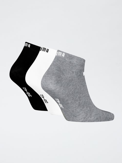 Lote de 3 pares de meias curtas 'Puma' - Kiabi