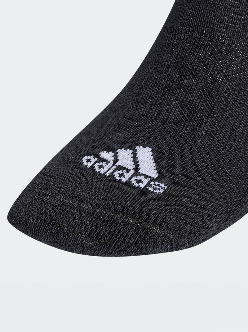 Lote de 3 pares de meias de cano meia altura 'Adidas' PRETO - Kiabi