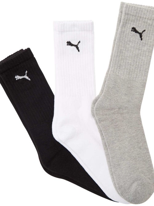 Lote de 3 pares de meias de desporto 'Puma' - Kiabi
