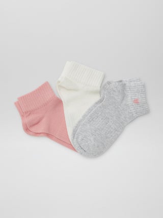Lote de 3 pares de meias de desporto