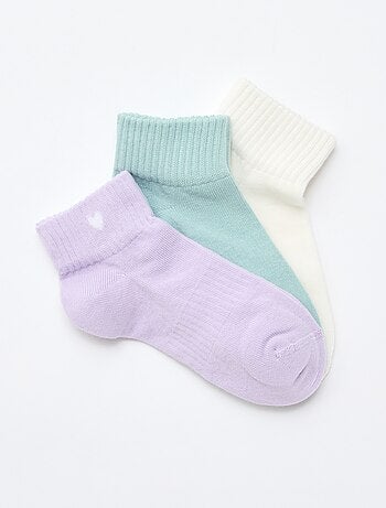 Lote de 3 pares de meias de desporto
