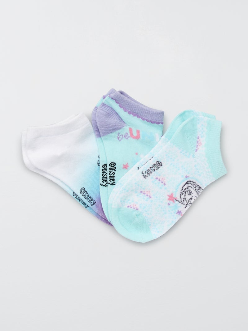 Lote de 3 pares de meias 'Disney' Azul - Kiabi
