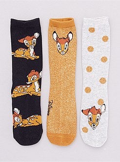 Lote de 3 pares de meias 'Disney' - Kiabi