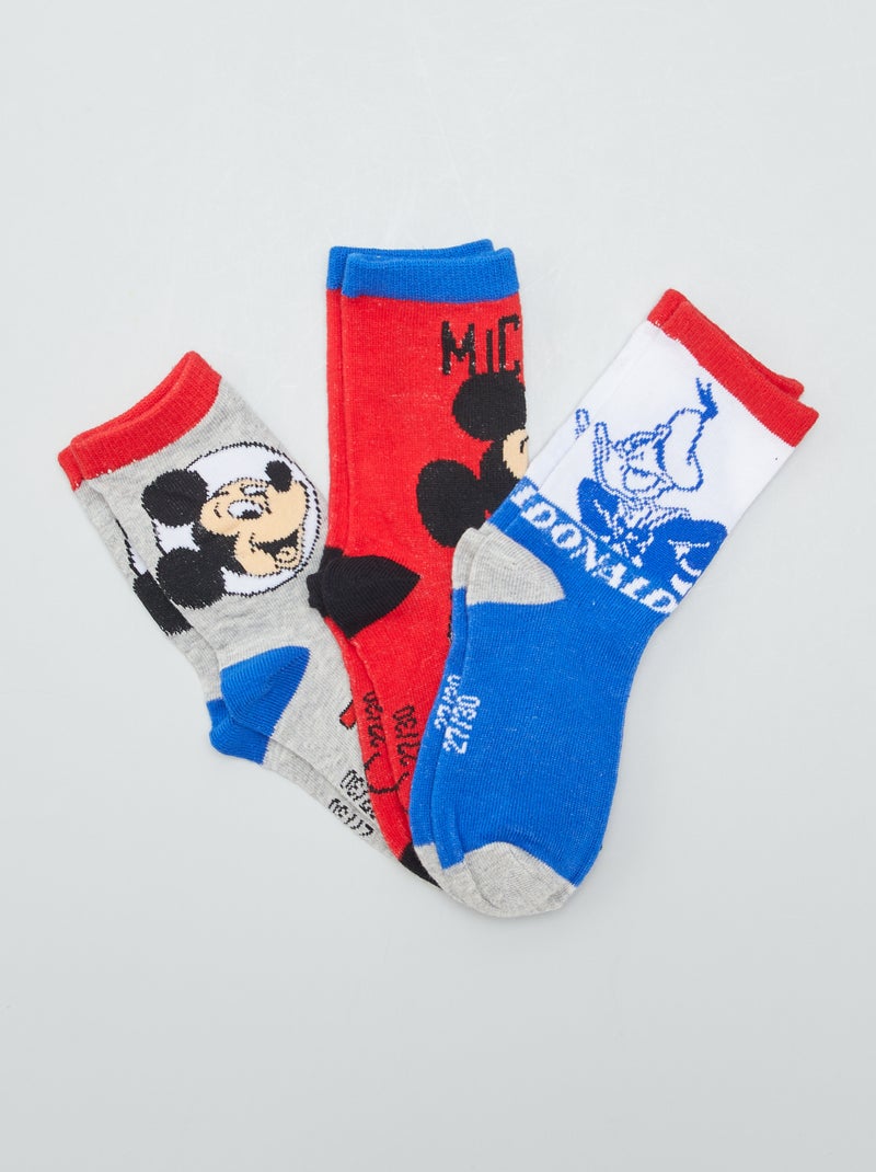Lote de 3 pares de meias 'Disney' CINZA - Kiabi