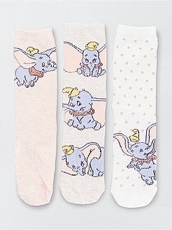Lote de 3 pares de meias 'Disney' - Kiabi
