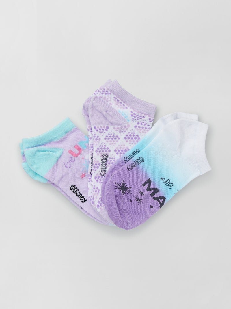 Lote de 3 pares de meias 'Disney' VIOLETA - Kiabi