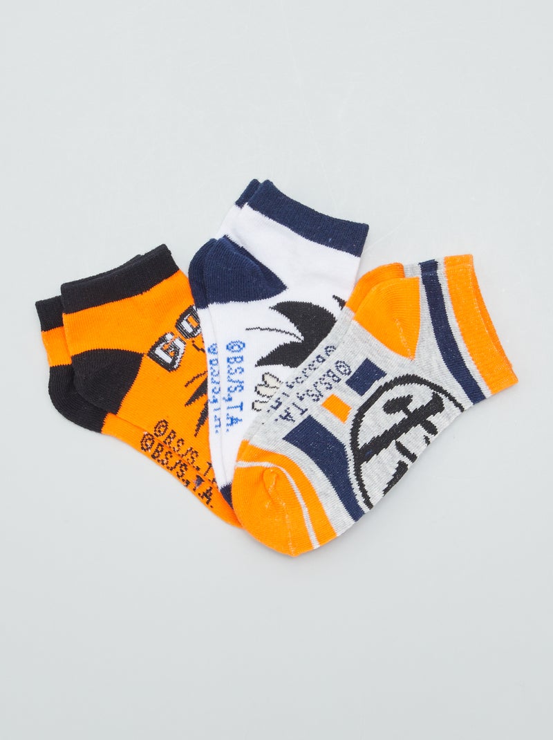 Lote de 3 pares de meias 'Dragon Ball Z' BRANCO - Kiabi