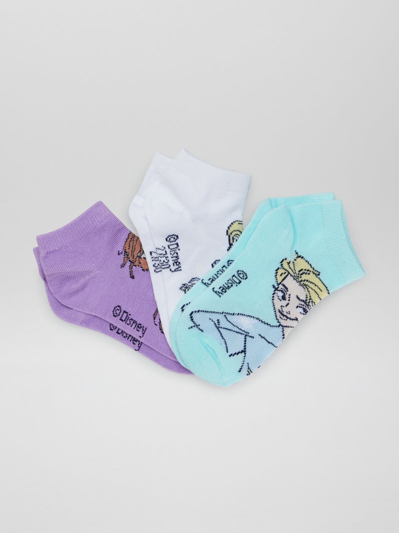 Lote de 3 pares de meias 'Frozen' BRANCO - Kiabi