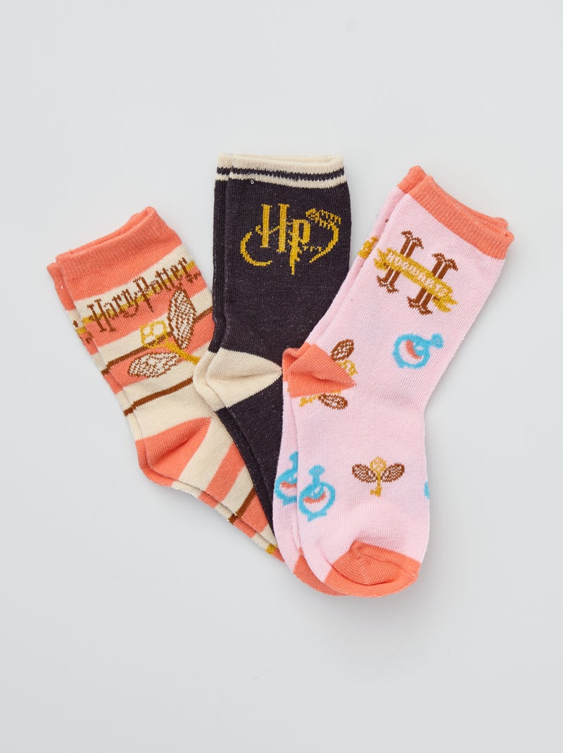 Lote de 3 pares de meias 'Harry Potter' LARANJA - Kiabi