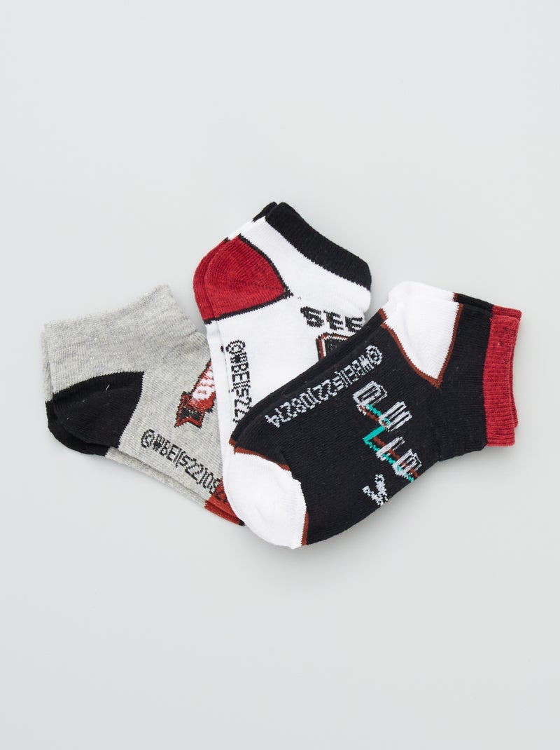 Lote de 3 pares de meias 'Harry Potter' Vermelho - Kiabi