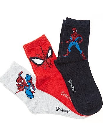 Lote de 3 pares de meias 'Homem-Aranha' da 'Marvel' - Kiabi