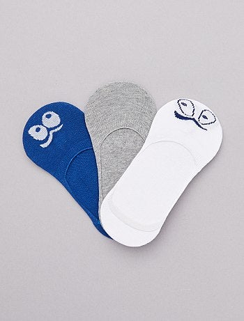 Lote de 3 pares de meias invisíveis - Kiabi