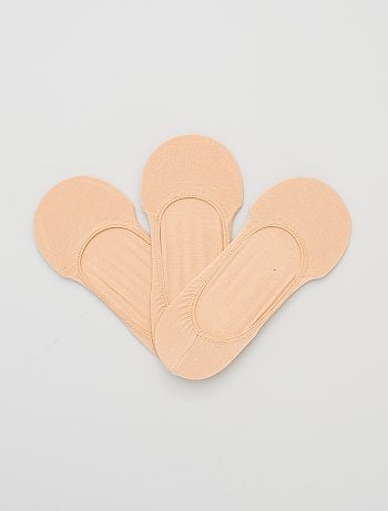 Lote de 3 pares de meias invisíveis - Kiabi