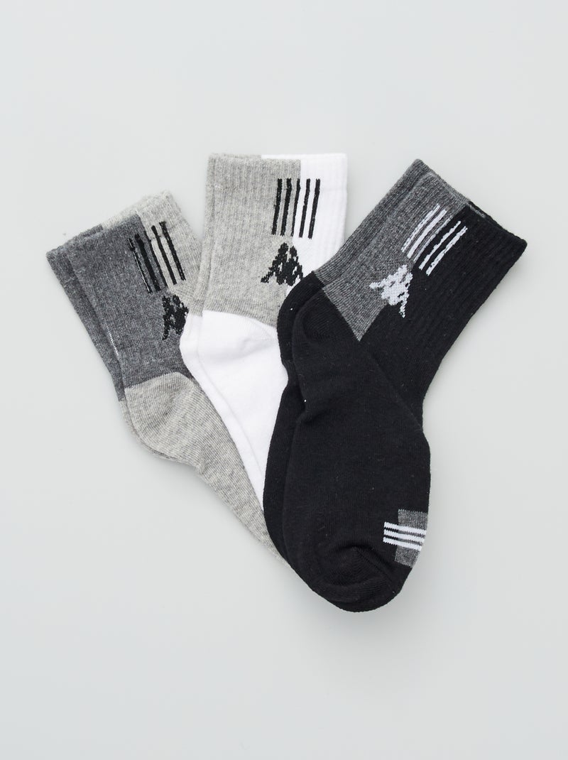 Lote de 3 pares de meias 'Kappa' BEGE - Kiabi