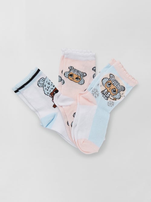 Lote de 3 pares de meias 'LOL Surprise' - Kiabi