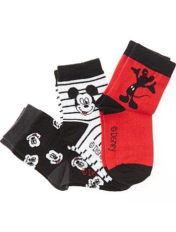 Lote de 3 pares de meias 'Mickey' - Kiabi