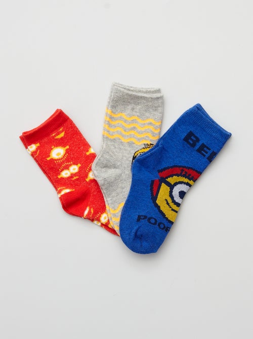 Lote de 3 pares de meias 'Mínimos' - Kiabi