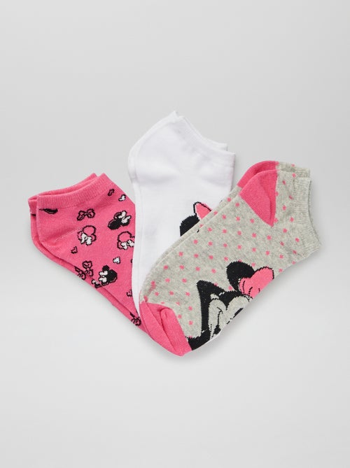 Lote de 3 pares de meias 'Minnie' da 'Disney' - Kiabi