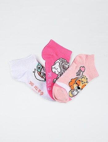 Lote de 3 pares de meias 'Patrulha Pata'