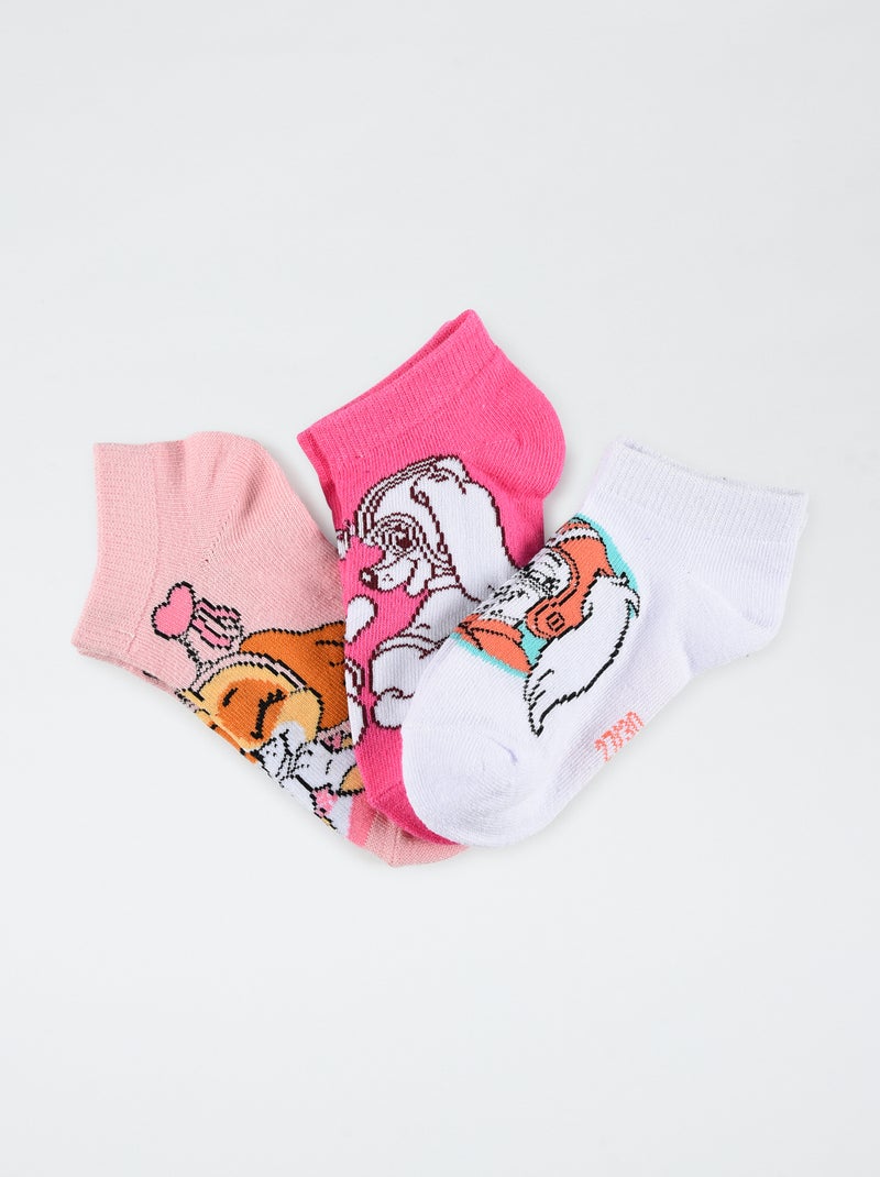 Lote de 3 pares de meias 'Patrulha Pata' LARANJA - Kiabi