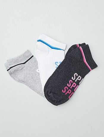 Lote de 3 pares de meias