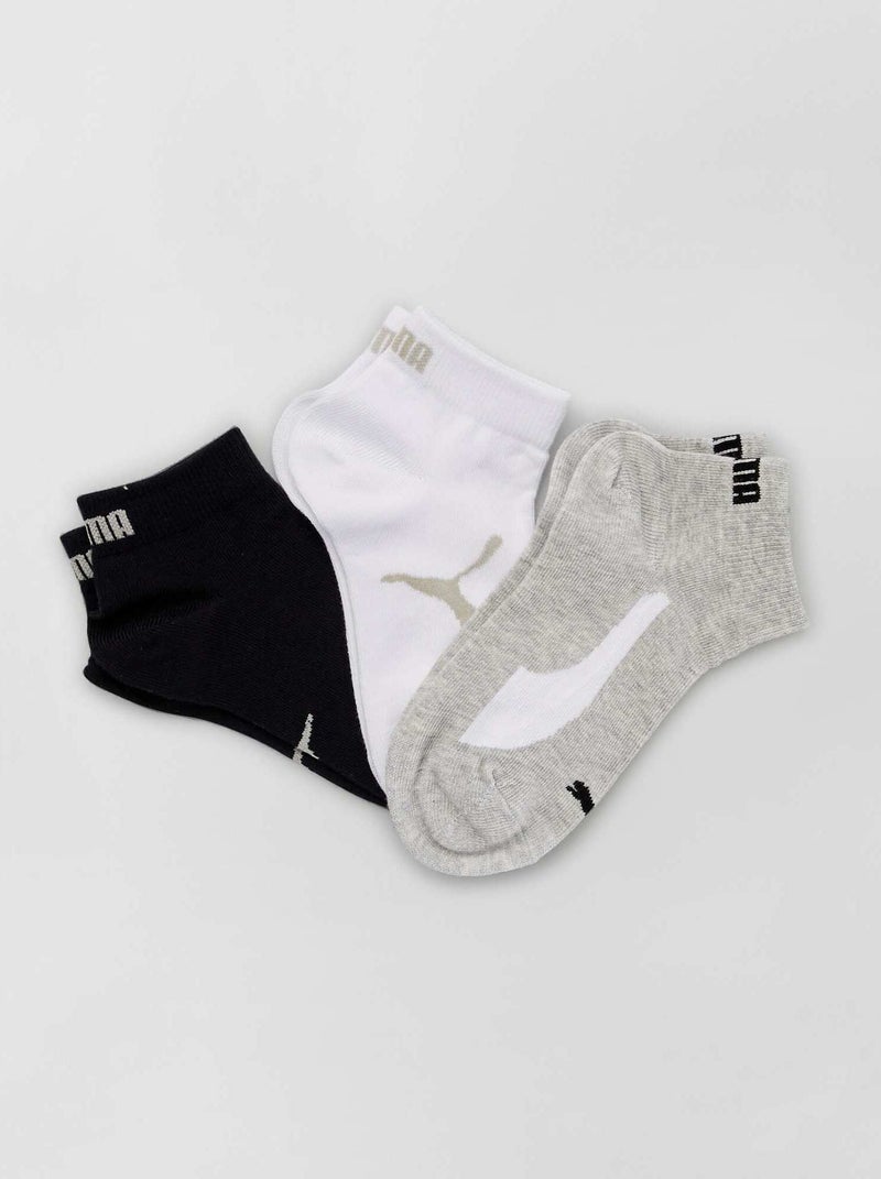 Lote de 3 pares de meias 'Puma' BRANCO - Kiabi