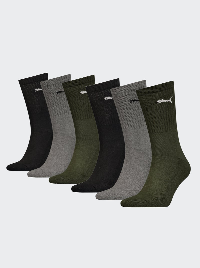 Lote de 3 pares de meias 'Puma' VERDE - Kiabi