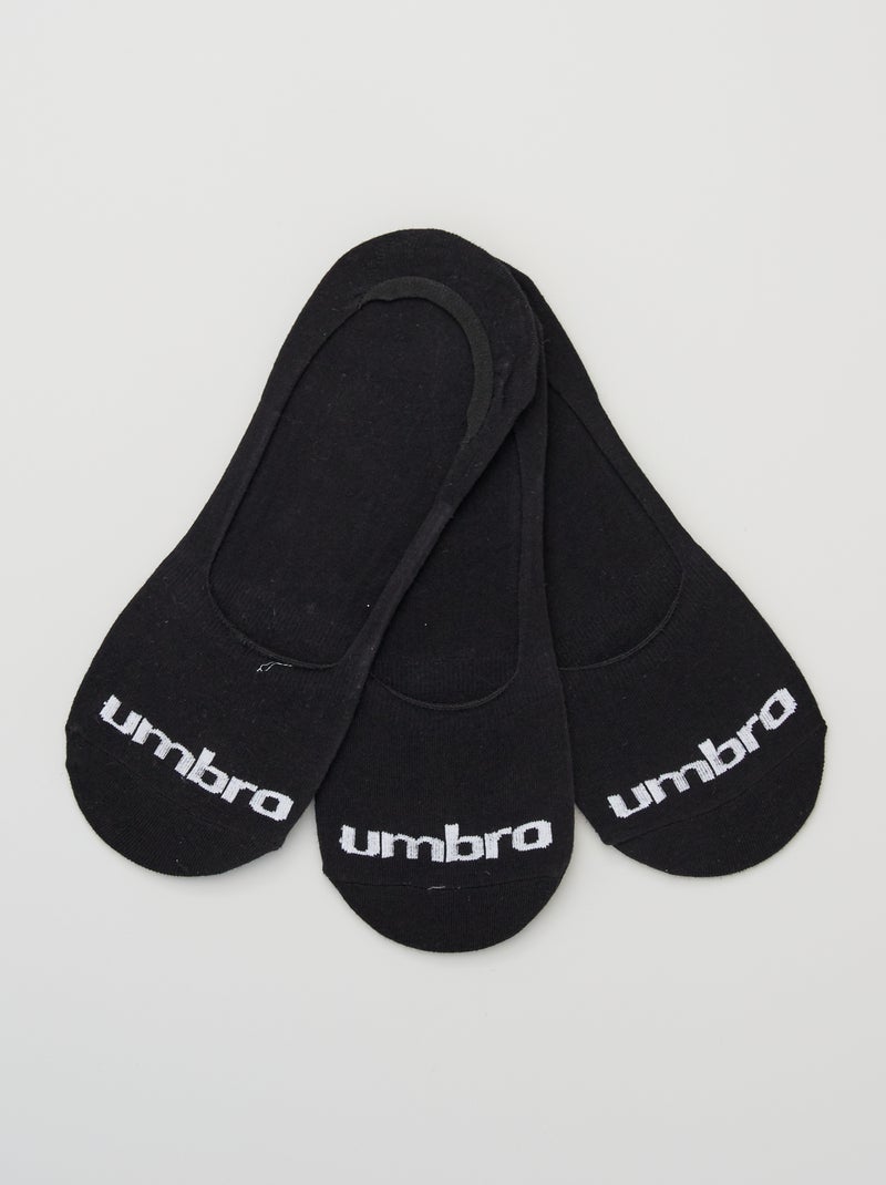 Lote de 3 pares de meias 'Umbro' PRETO - Kiabi