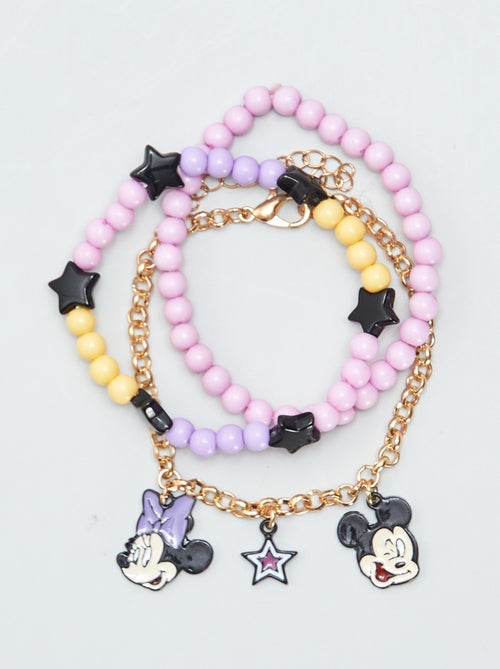 Lote de 3 pulseiras 'Minnie' 'Disney' - Kiabi