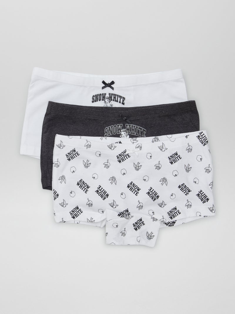 Lote de 3 shorties 'Branca de Neve' 'Disney' BRANCO - Kiabi