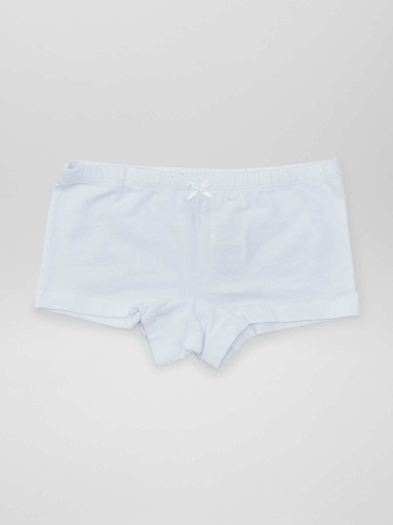 Lote de 3 shorties BRANCO - Kiabi