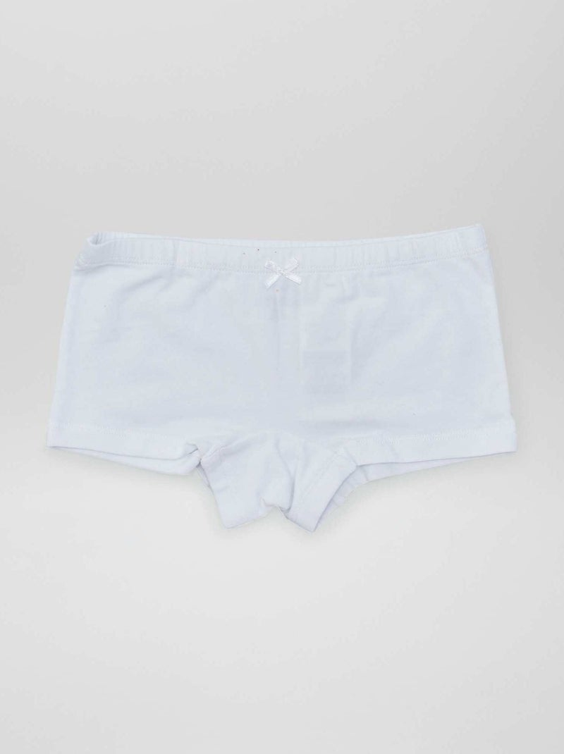 Lote de 3 shorties BRANCO - Kiabi