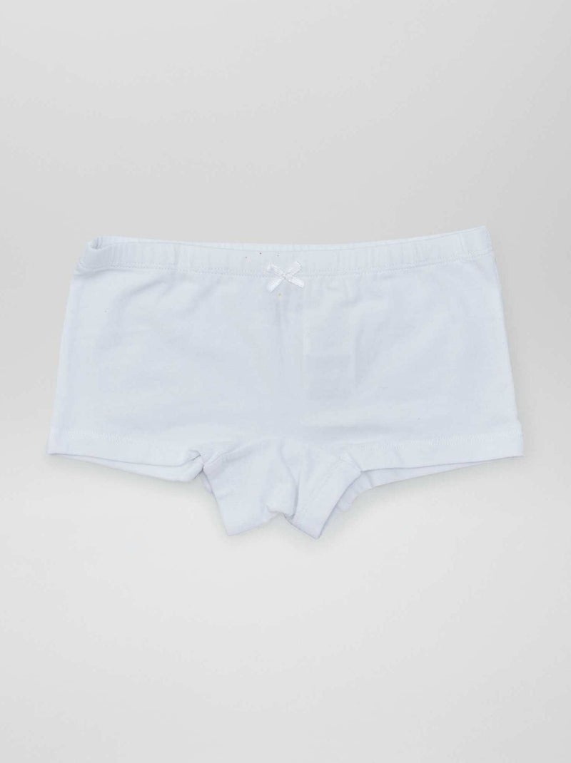 Lote de 3 shorties BRANCO - Kiabi