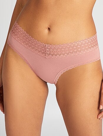 Lote de 3 shorties com renda