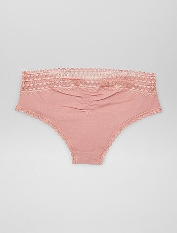 Lote de 3 shorties com renda