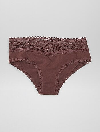 Lote de 3 shorties com renda