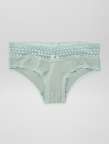 Lote de 3 shorties com renda