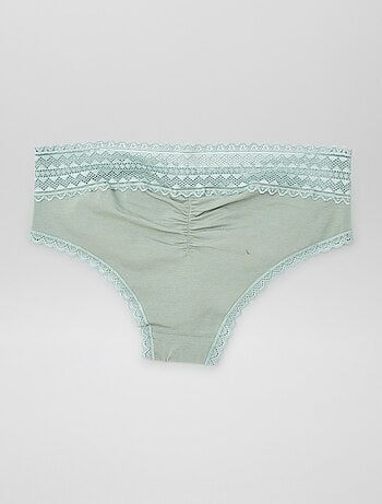 Lote de 3 shorties com renda