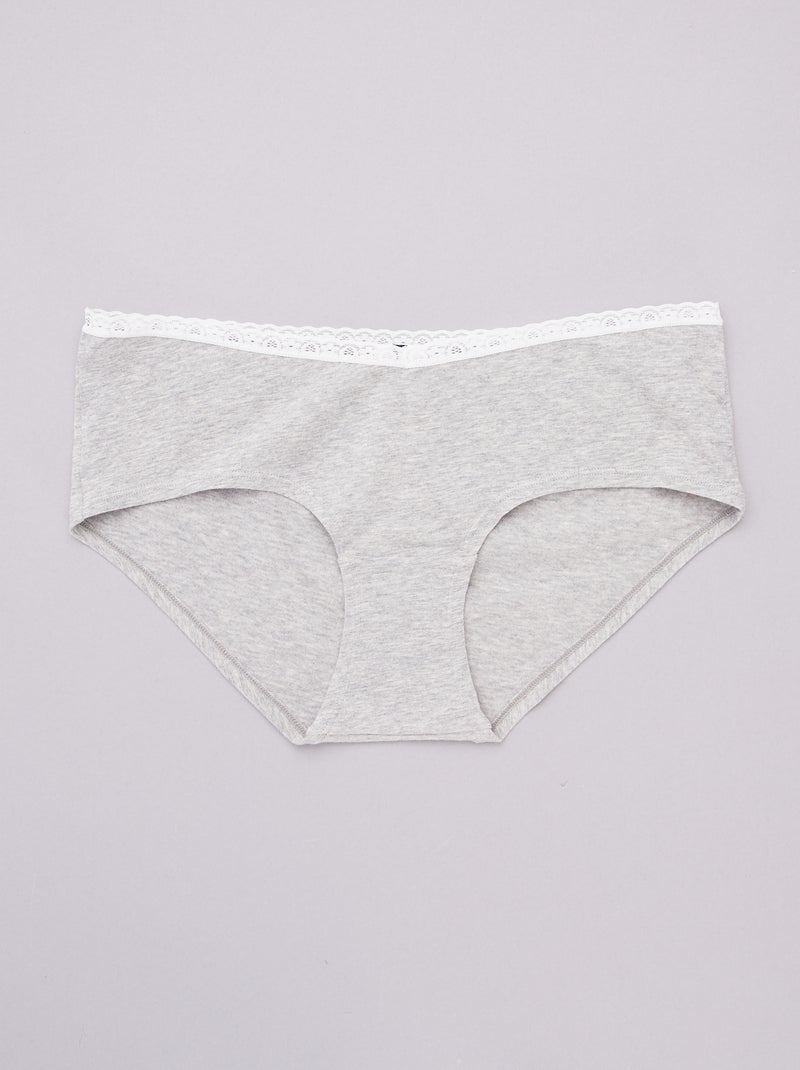 Lote de 3 shorties de maternidade Branco - Kiabi